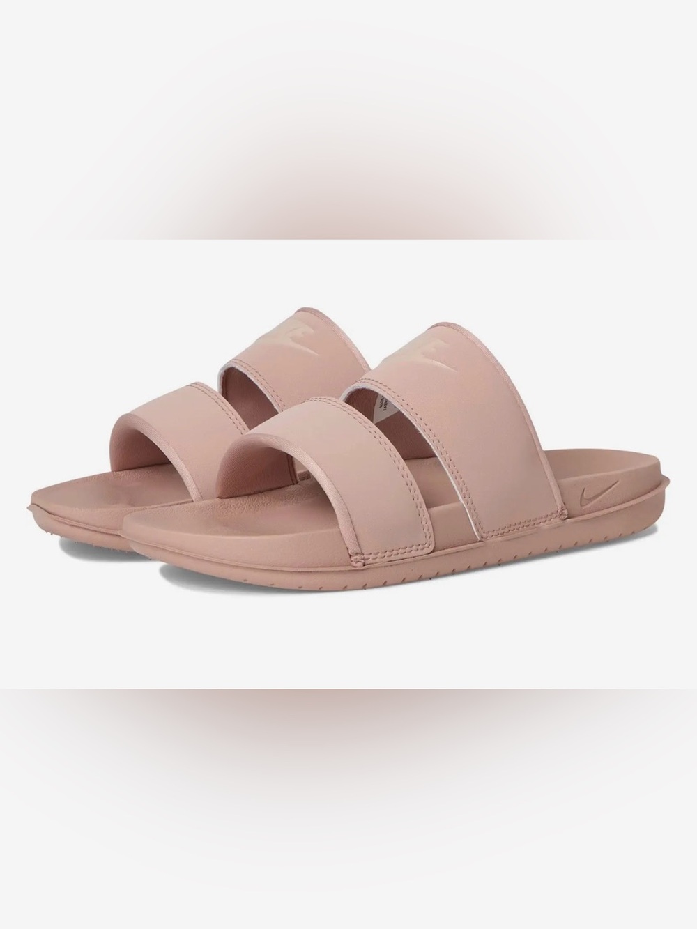 Nike NWT Offcourt Duo Slide sandals pink beige women’s 8 - Picture 2 of 10